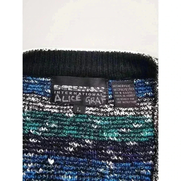 Vintage Expressions International Women's Size L Slouchy Cardigan - Picture 4 of 10